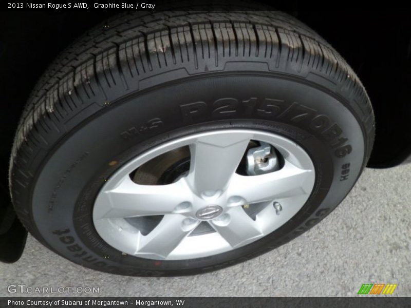 Graphite Blue / Gray 2013 Nissan Rogue S AWD