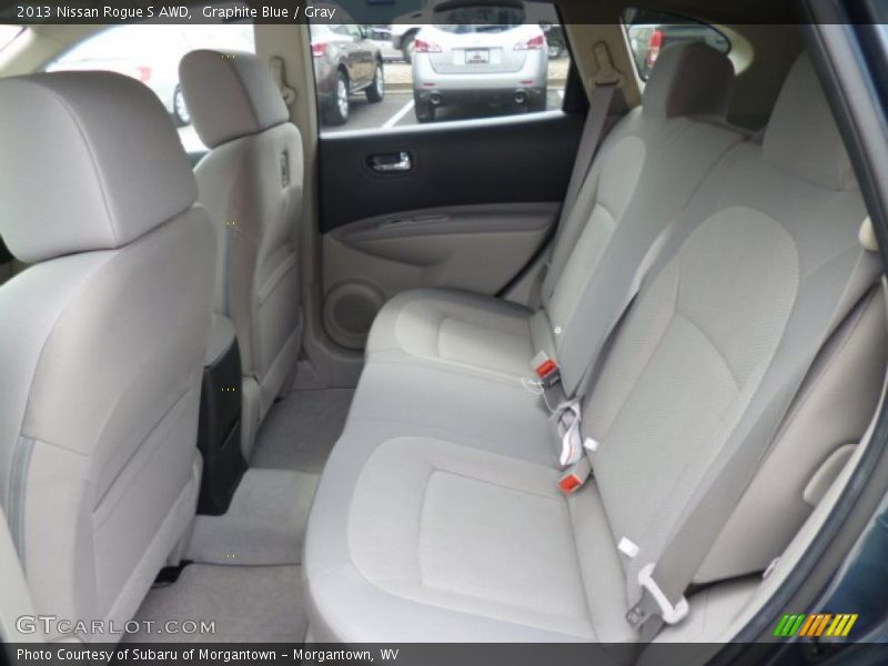 Graphite Blue / Gray 2013 Nissan Rogue S AWD