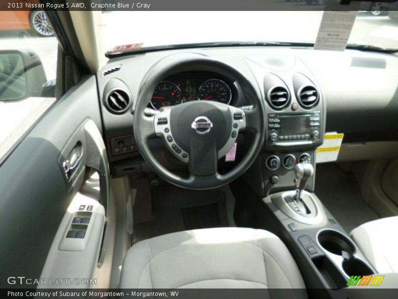 Graphite Blue / Gray 2013 Nissan Rogue S AWD