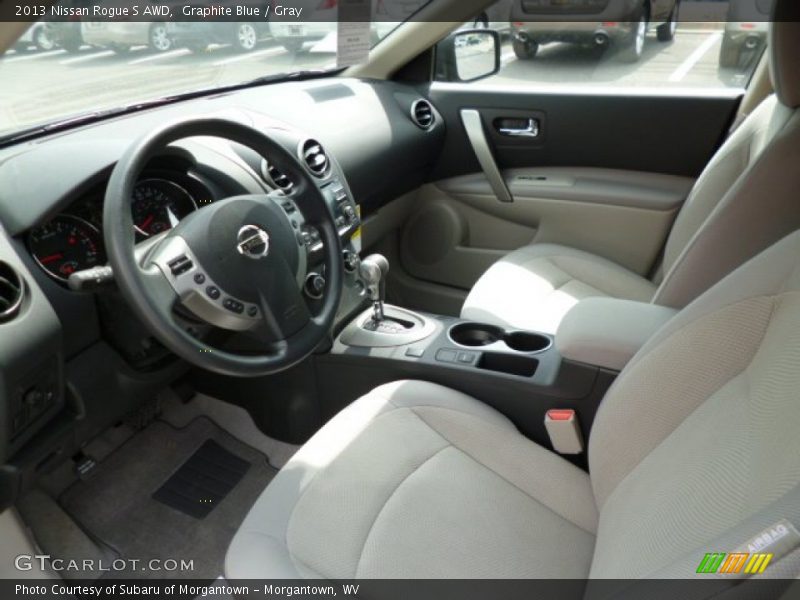 Graphite Blue / Gray 2013 Nissan Rogue S AWD