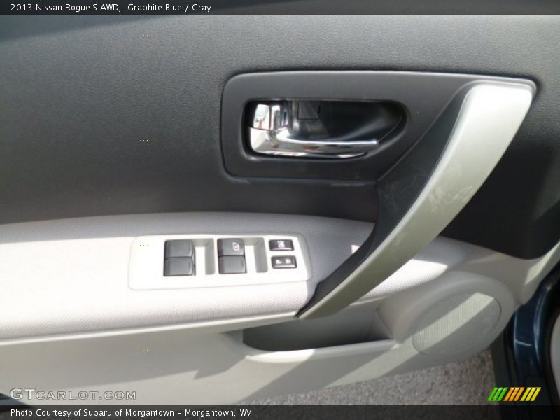 Graphite Blue / Gray 2013 Nissan Rogue S AWD