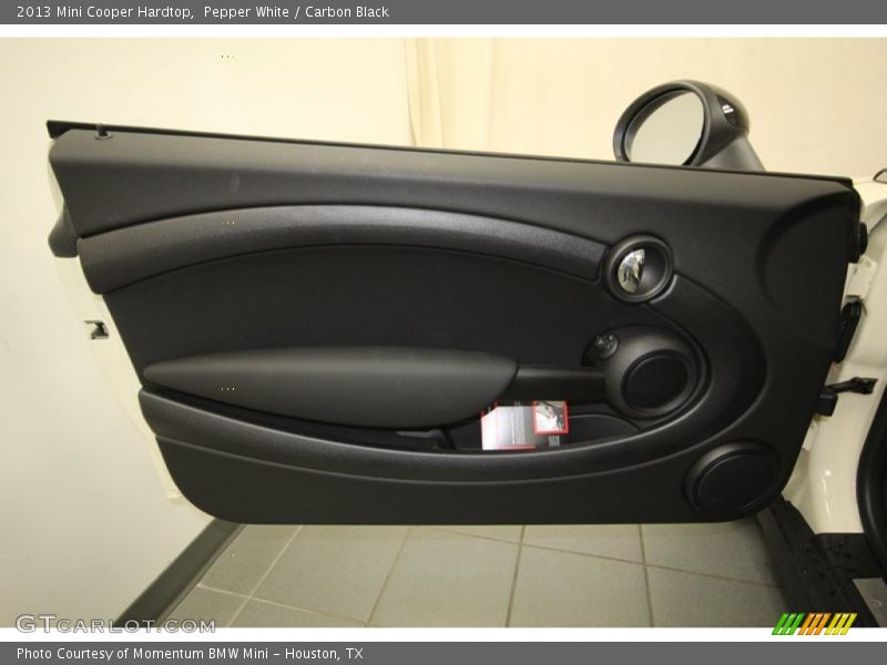 Pepper White / Carbon Black 2013 Mini Cooper Hardtop