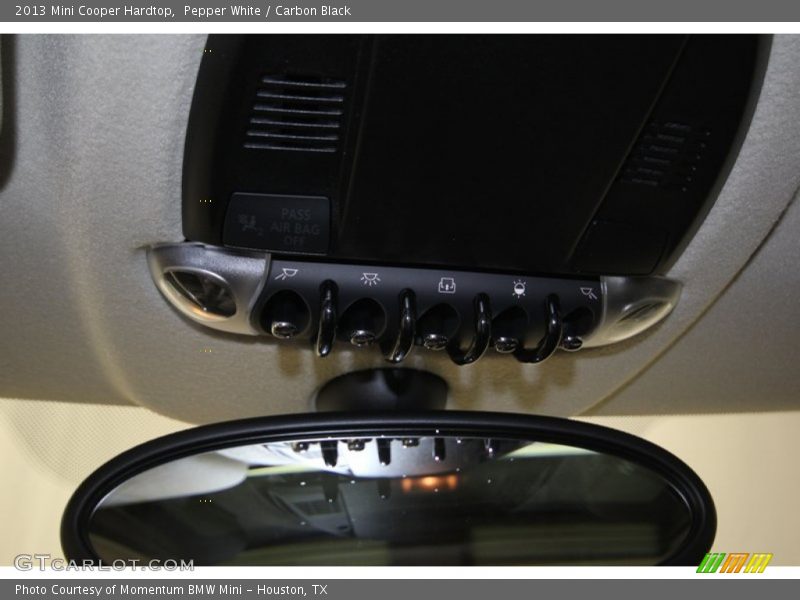 Pepper White / Carbon Black 2013 Mini Cooper Hardtop