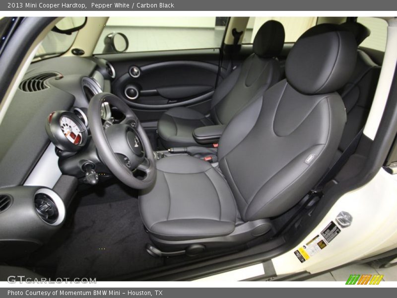 Pepper White / Carbon Black 2013 Mini Cooper Hardtop