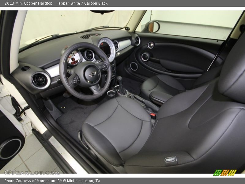 Pepper White / Carbon Black 2013 Mini Cooper Hardtop