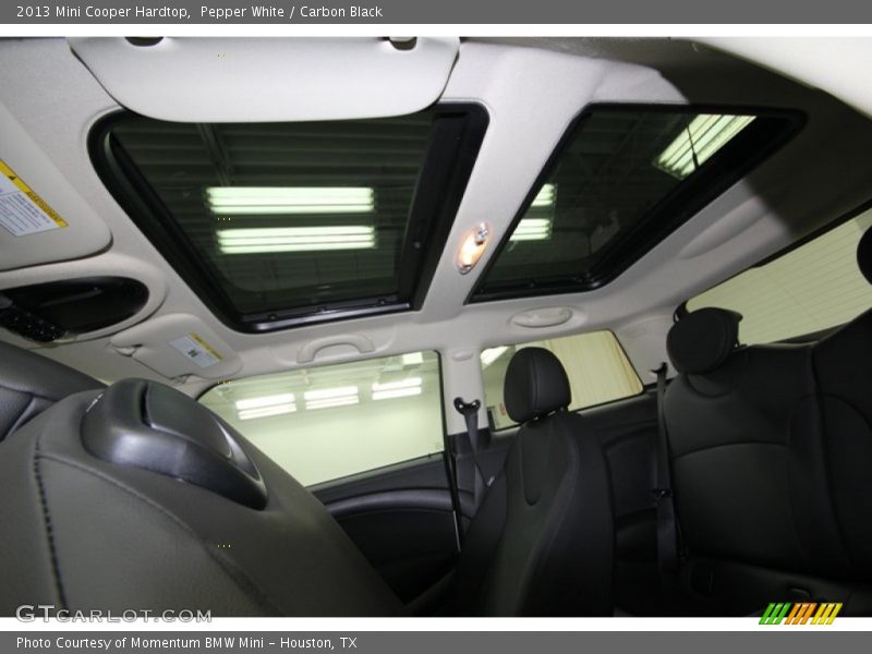Pepper White / Carbon Black 2013 Mini Cooper Hardtop