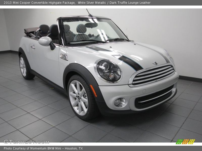 Front 3/4 View of 2013 Cooper Convertible Highgate Package
