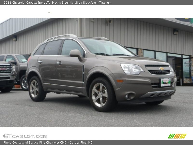 Mocha Steel Metallic / Black/Light Titanium 2012 Chevrolet Captiva Sport LT