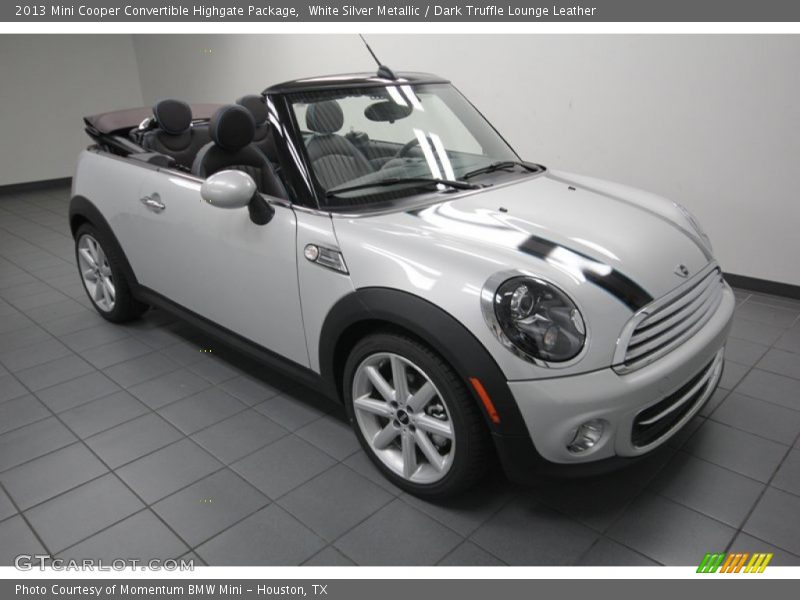 Front 3/4 View of 2013 Cooper Convertible Highgate Package