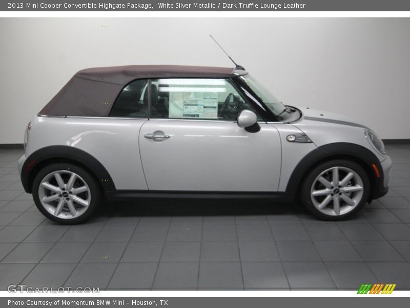  2013 Cooper Convertible Highgate Package White Silver Metallic
