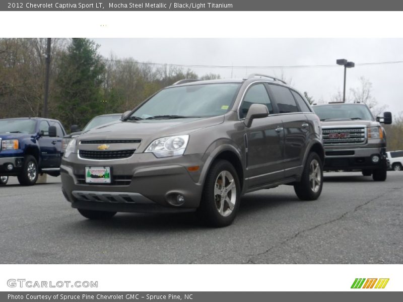 Mocha Steel Metallic / Black/Light Titanium 2012 Chevrolet Captiva Sport LT