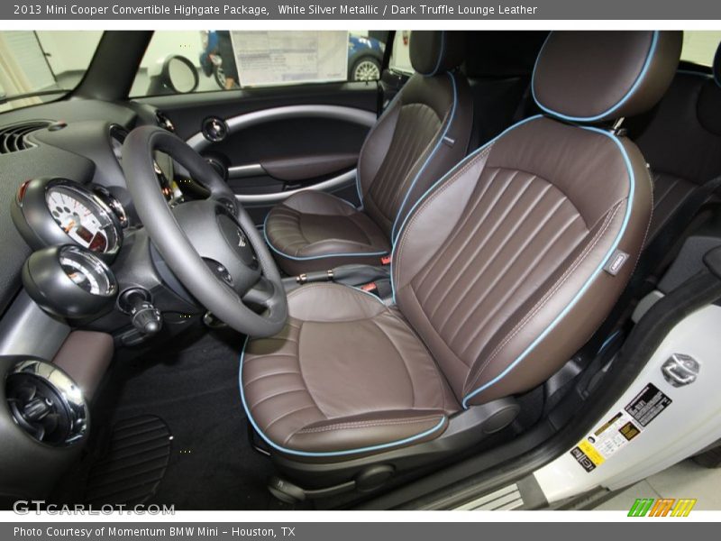 Front Seat of 2013 Cooper Convertible Highgate Package