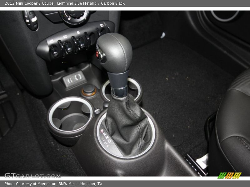 Lightning Blue Metallic / Carbon Black 2013 Mini Cooper S Coupe