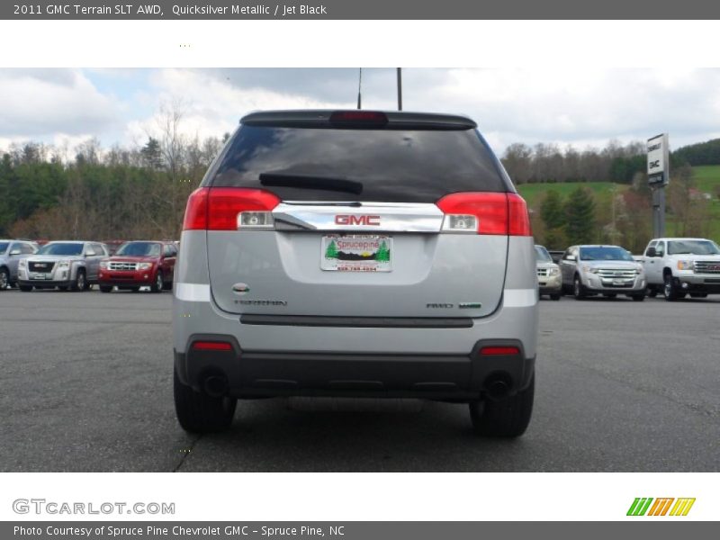 Quicksilver Metallic / Jet Black 2011 GMC Terrain SLT AWD