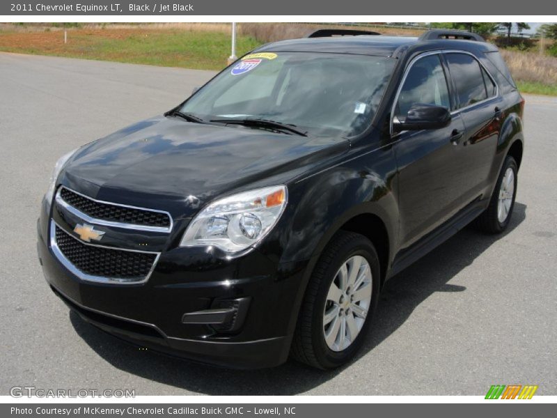 Black / Jet Black 2011 Chevrolet Equinox LT