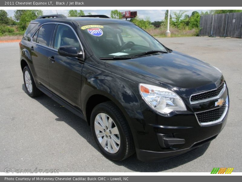 Black / Jet Black 2011 Chevrolet Equinox LT