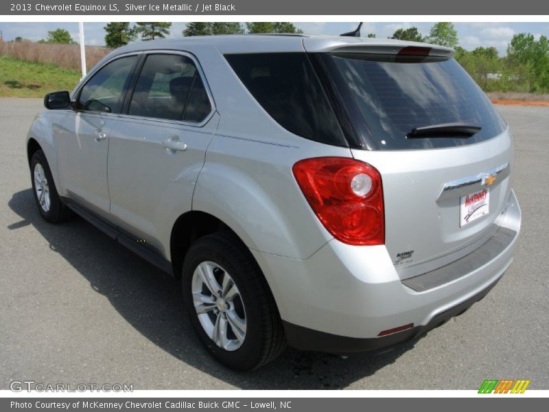 Silver Ice Metallic / Jet Black 2013 Chevrolet Equinox LS