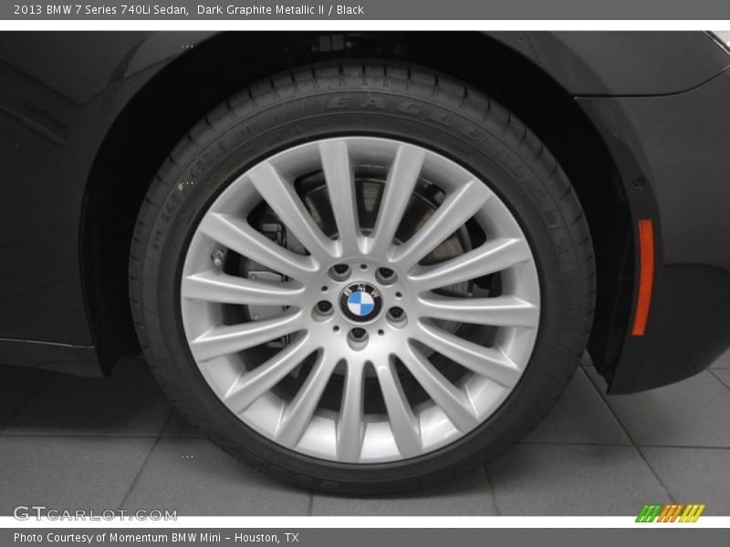 Dark Graphite Metallic II / Black 2013 BMW 7 Series 740Li Sedan