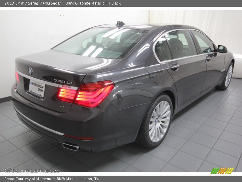 Dark Graphite Metallic II / Black 2013 BMW 7 Series 740Li Sedan