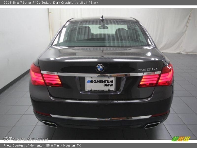 Dark Graphite Metallic II / Black 2013 BMW 7 Series 740Li Sedan