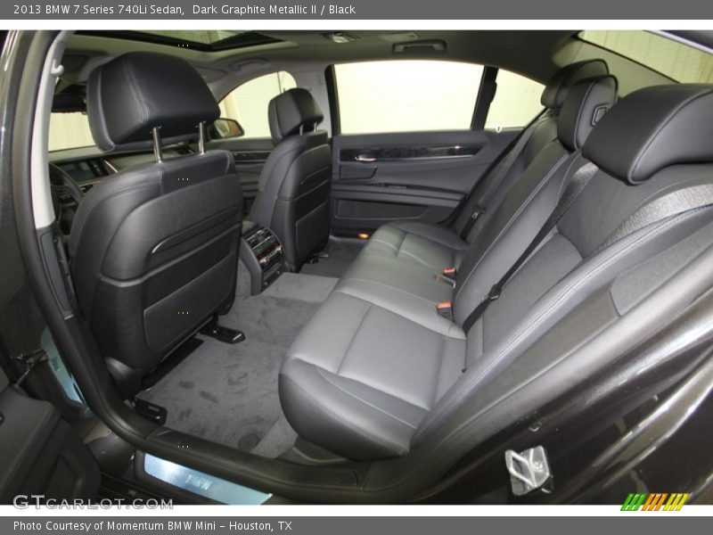 Rear Seat of 2013 7 Series 740Li Sedan