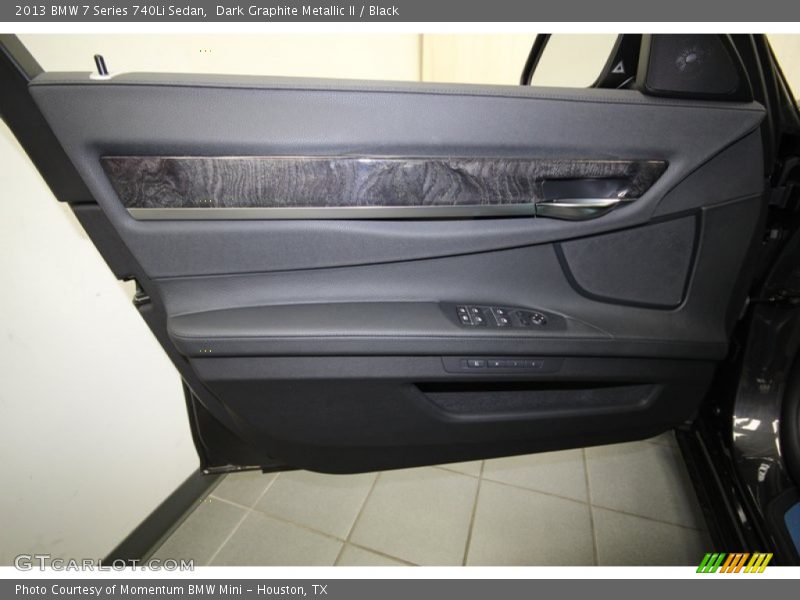 Dark Graphite Metallic II / Black 2013 BMW 7 Series 740Li Sedan