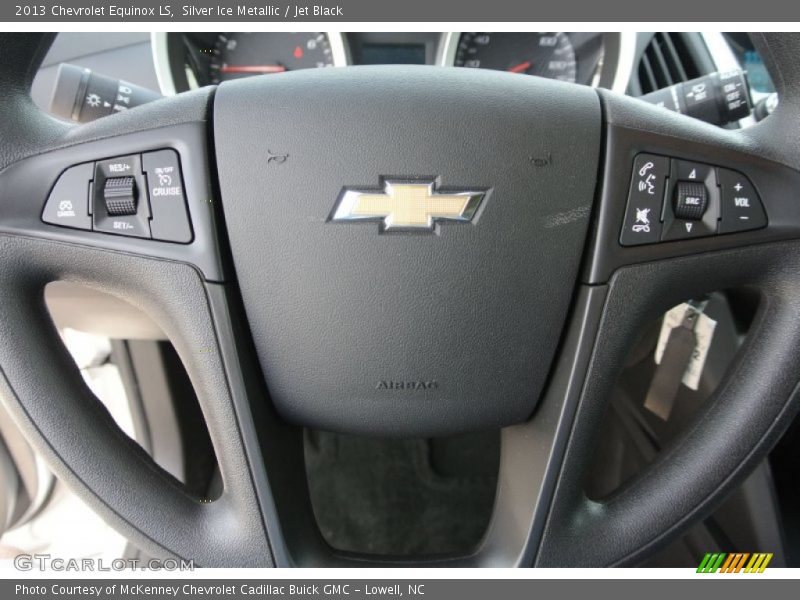 Silver Ice Metallic / Jet Black 2013 Chevrolet Equinox LS