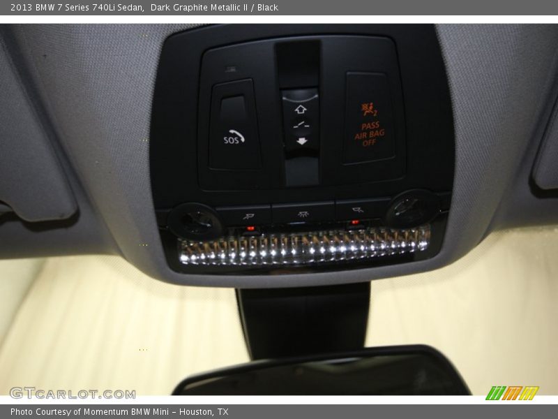 Dark Graphite Metallic II / Black 2013 BMW 7 Series 740Li Sedan