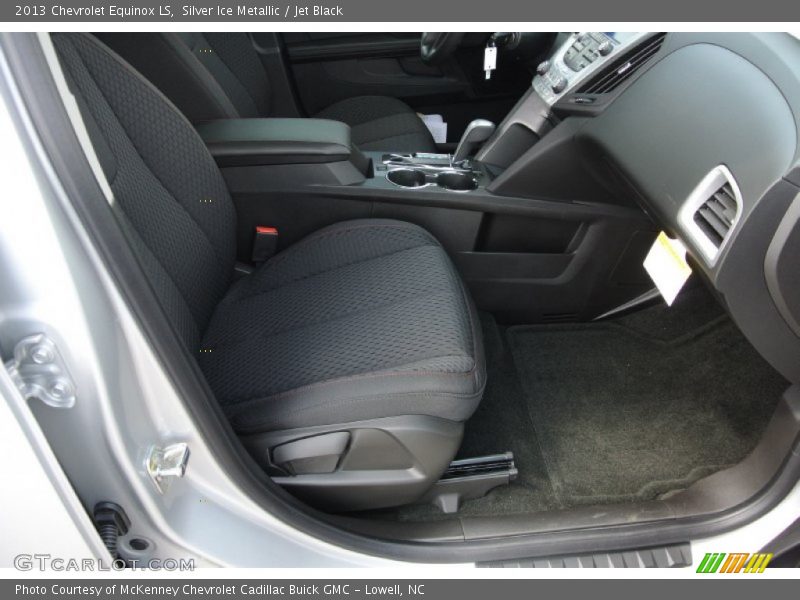Silver Ice Metallic / Jet Black 2013 Chevrolet Equinox LS