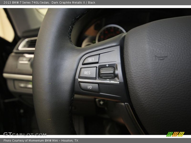 Dark Graphite Metallic II / Black 2013 BMW 7 Series 740Li Sedan