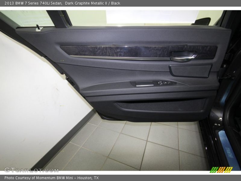 Dark Graphite Metallic II / Black 2013 BMW 7 Series 740Li Sedan