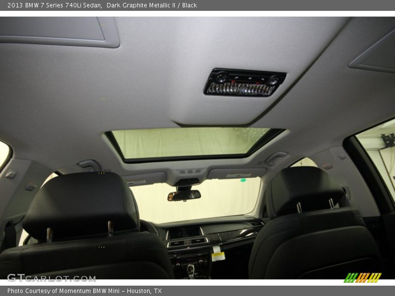 Dark Graphite Metallic II / Black 2013 BMW 7 Series 740Li Sedan