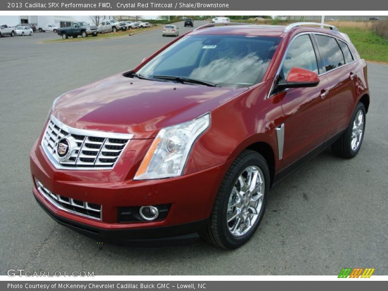 Crystal Red Tintcoat / Shale/Brownstone 2013 Cadillac SRX Performance FWD