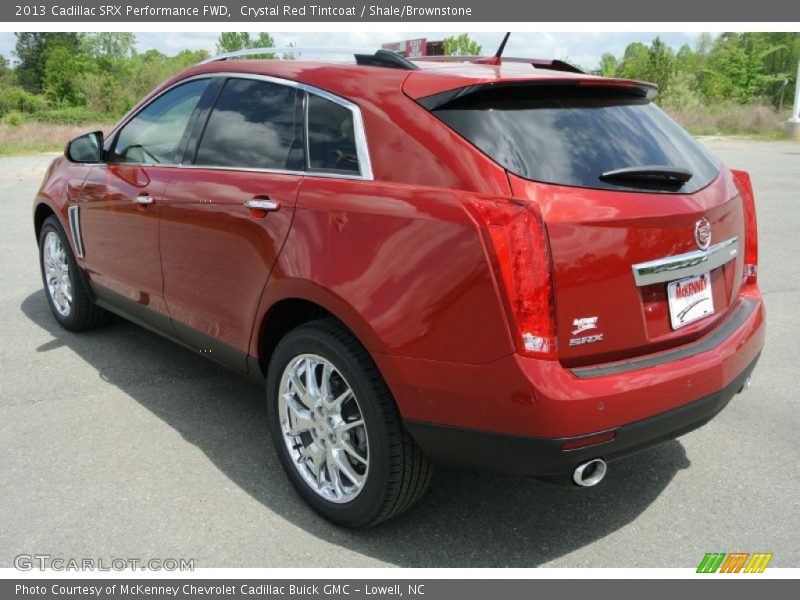 Crystal Red Tintcoat / Shale/Brownstone 2013 Cadillac SRX Performance FWD