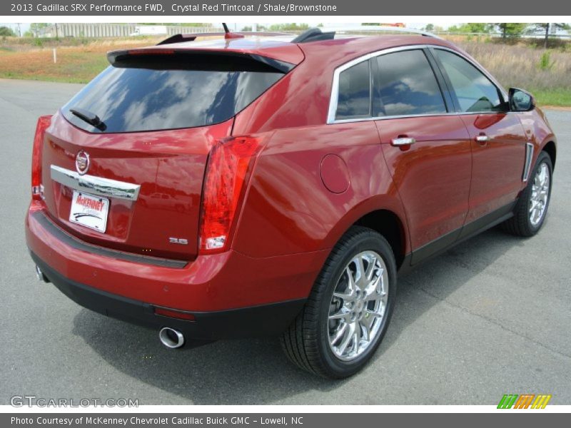 Crystal Red Tintcoat / Shale/Brownstone 2013 Cadillac SRX Performance FWD