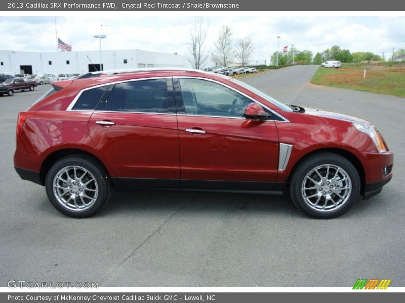 Crystal Red Tintcoat / Shale/Brownstone 2013 Cadillac SRX Performance FWD