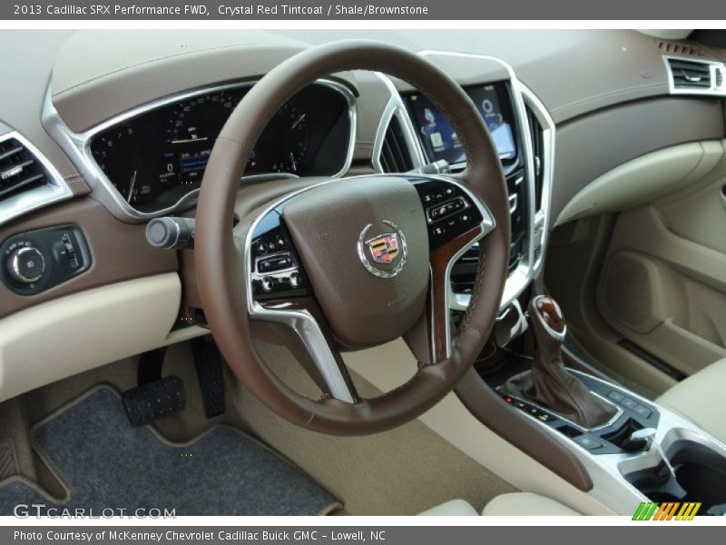 Crystal Red Tintcoat / Shale/Brownstone 2013 Cadillac SRX Performance FWD
