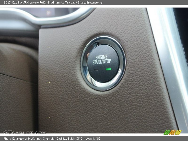 Platinum Ice Tricoat / Shale/Brownstone 2013 Cadillac SRX Luxury FWD