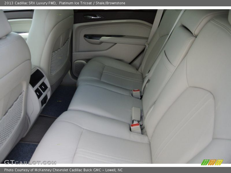 Platinum Ice Tricoat / Shale/Brownstone 2013 Cadillac SRX Luxury FWD