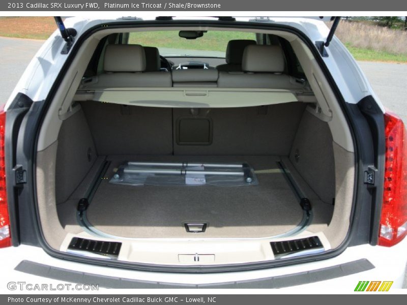 Platinum Ice Tricoat / Shale/Brownstone 2013 Cadillac SRX Luxury FWD