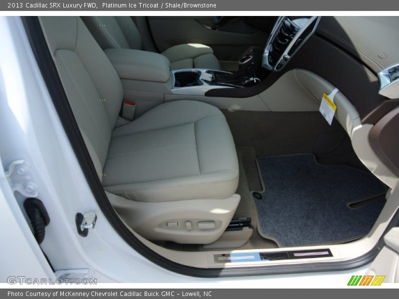 Platinum Ice Tricoat / Shale/Brownstone 2013 Cadillac SRX Luxury FWD