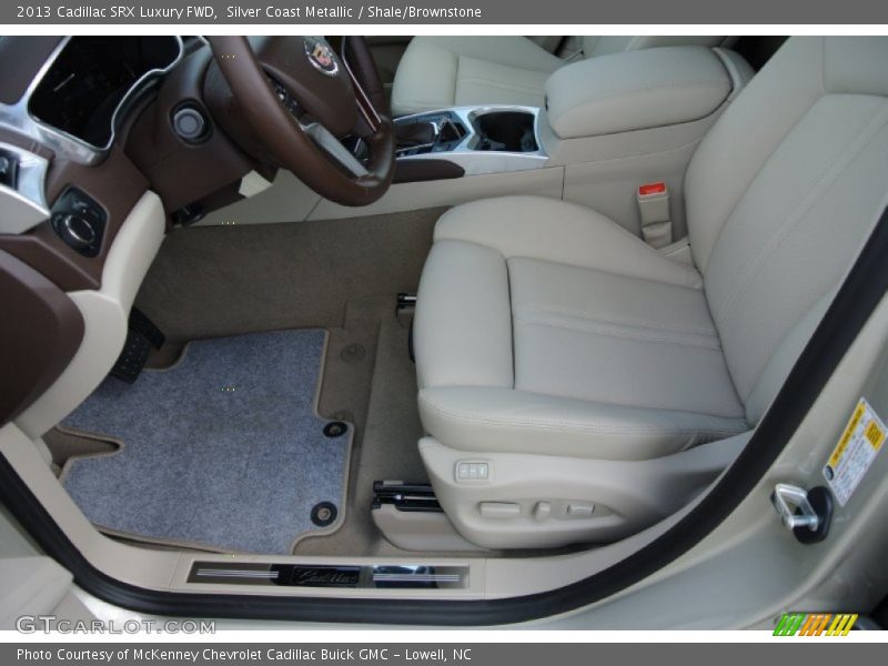 Silver Coast Metallic / Shale/Brownstone 2013 Cadillac SRX Luxury FWD