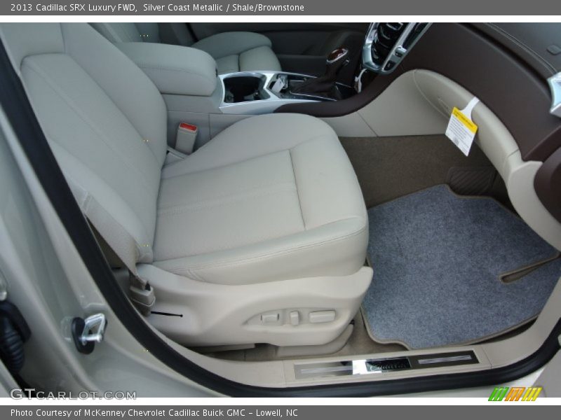 Silver Coast Metallic / Shale/Brownstone 2013 Cadillac SRX Luxury FWD