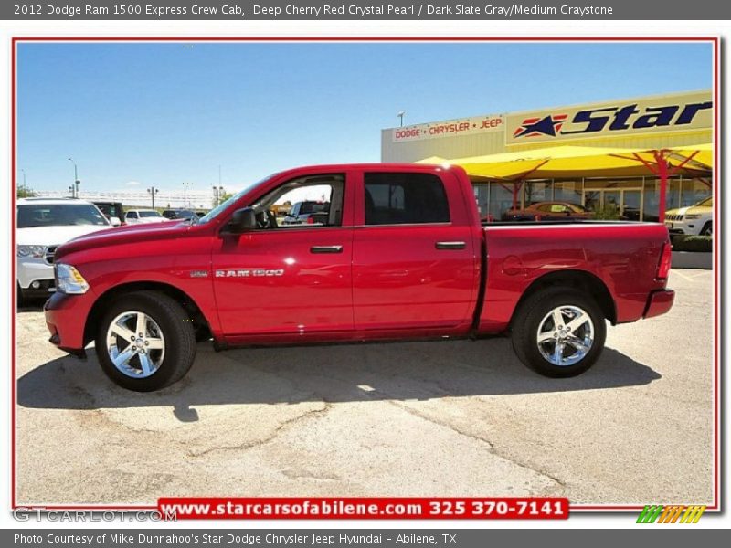Deep Cherry Red Crystal Pearl / Dark Slate Gray/Medium Graystone 2012 Dodge Ram 1500 Express Crew Cab