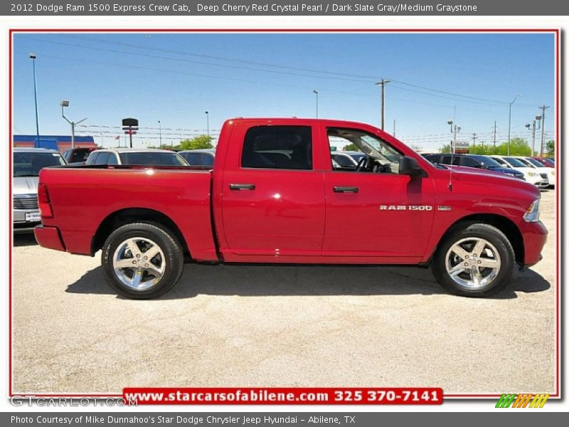 Deep Cherry Red Crystal Pearl / Dark Slate Gray/Medium Graystone 2012 Dodge Ram 1500 Express Crew Cab