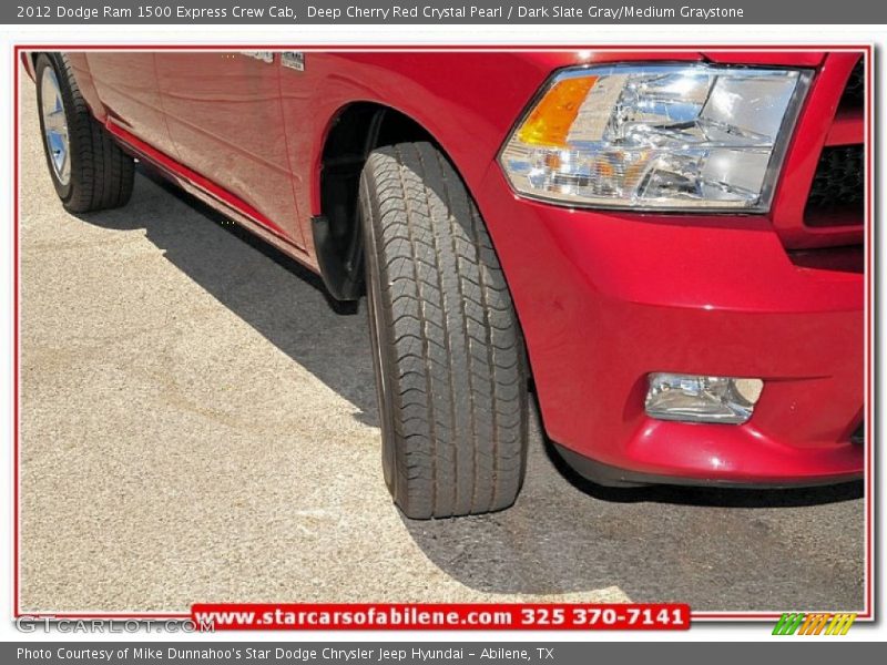 Deep Cherry Red Crystal Pearl / Dark Slate Gray/Medium Graystone 2012 Dodge Ram 1500 Express Crew Cab