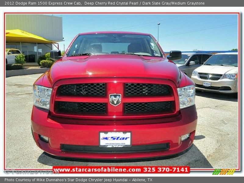 Deep Cherry Red Crystal Pearl / Dark Slate Gray/Medium Graystone 2012 Dodge Ram 1500 Express Crew Cab