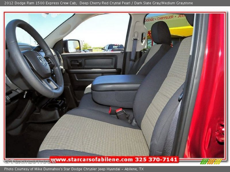 Deep Cherry Red Crystal Pearl / Dark Slate Gray/Medium Graystone 2012 Dodge Ram 1500 Express Crew Cab