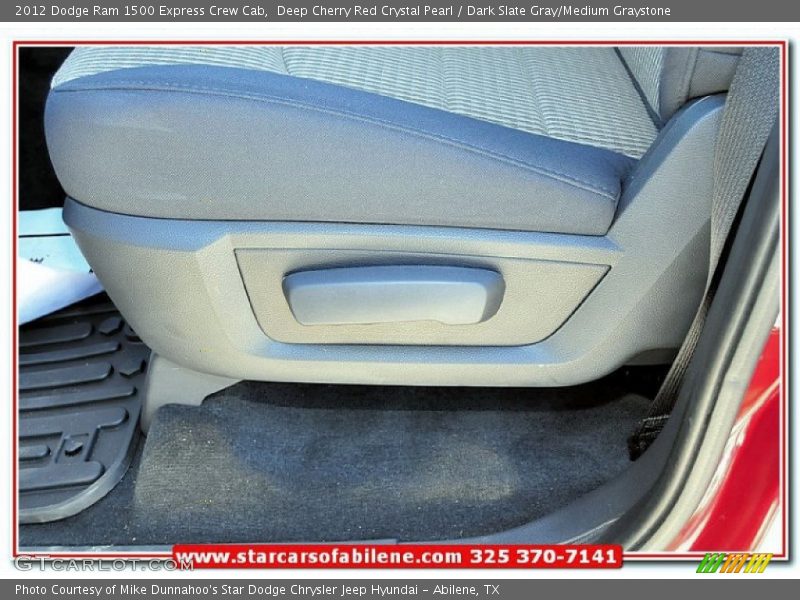 Deep Cherry Red Crystal Pearl / Dark Slate Gray/Medium Graystone 2012 Dodge Ram 1500 Express Crew Cab