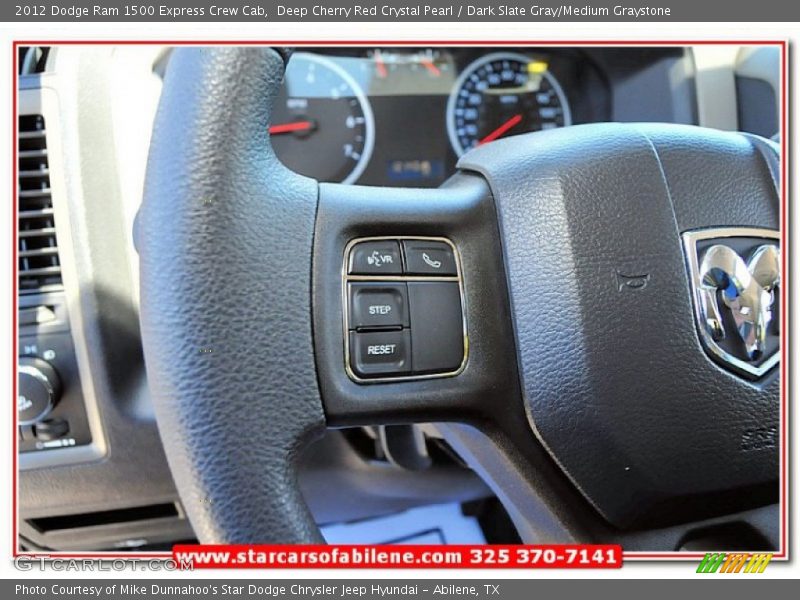 Deep Cherry Red Crystal Pearl / Dark Slate Gray/Medium Graystone 2012 Dodge Ram 1500 Express Crew Cab